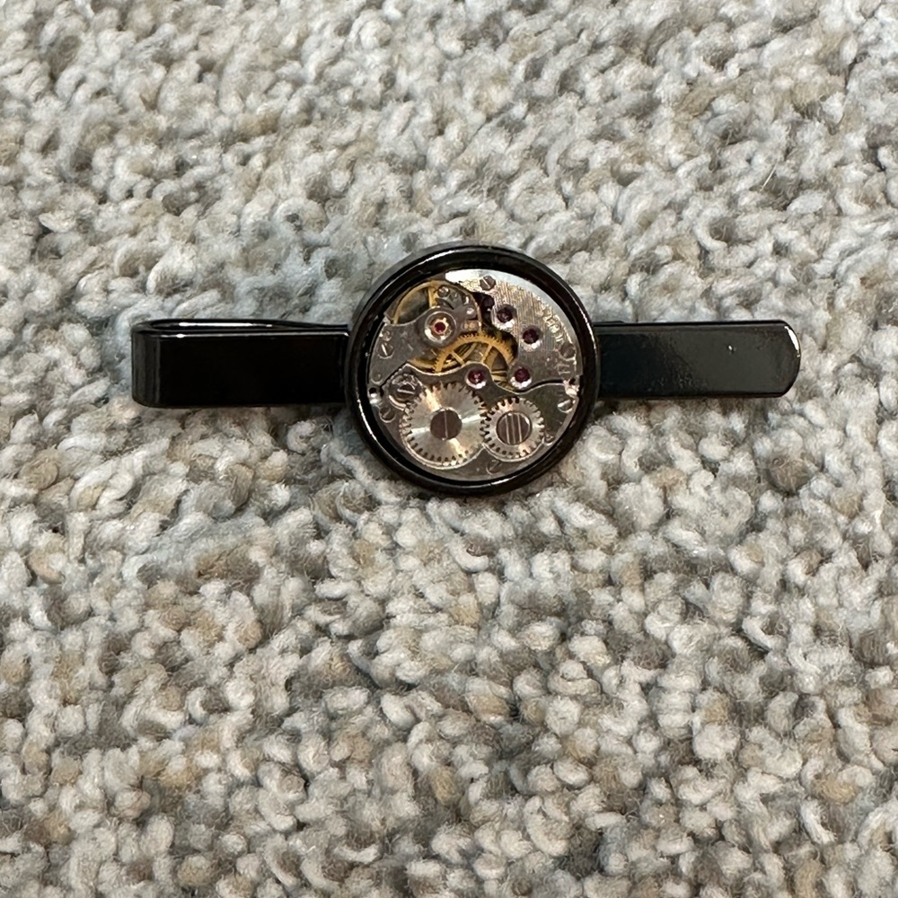 Watch Movement Tie Clip